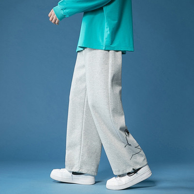 Jesenske muške hlače ravni model dužine 9/10