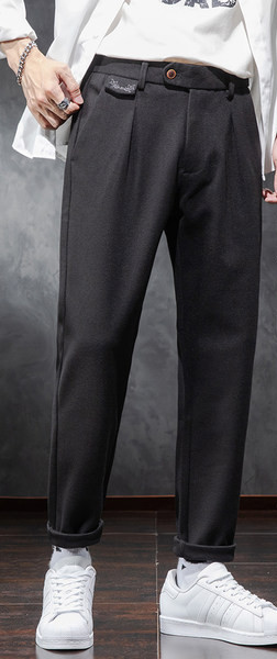 Sügisene meeste pükste lai mudel pikkusega 9/8