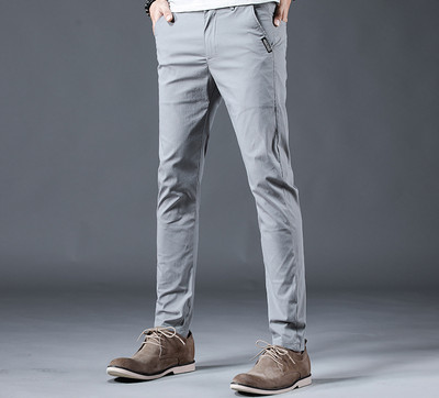 Meeste vabaaja püksid elastse vöökohaga