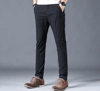 Meeste vabaaja püksid elastse vöökohaga