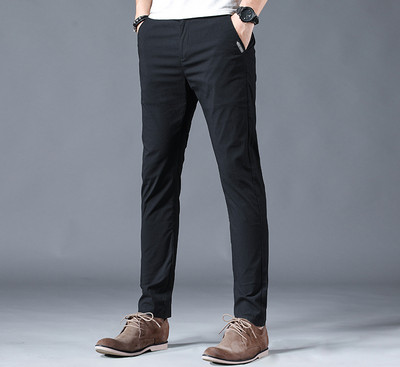 Meeste vabaaja püksid elastse vöökohaga