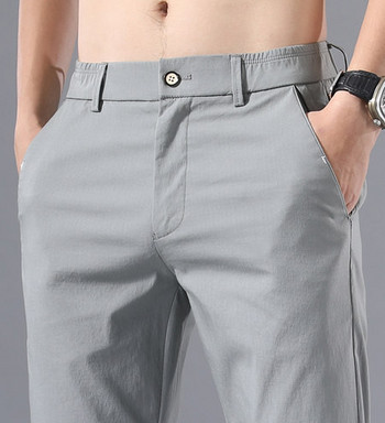 Ανδρικό παντελόνι Casual Slim μοντέλο με ελαστική μέση