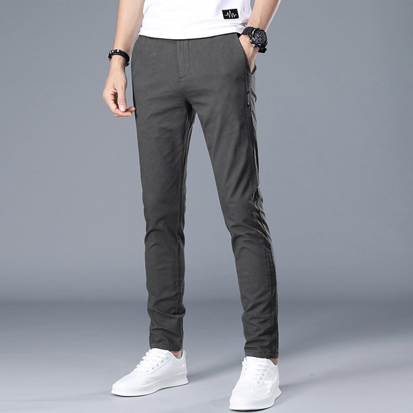 Pantaloni barbati model drept - slim