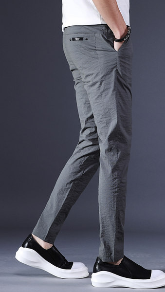 Pavasario-vasaros plonos kelnės su kišenėmis