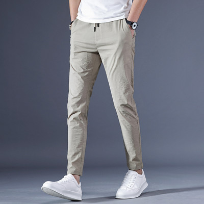 Pavasario-vasaros plonos kelnės su kišenėmis