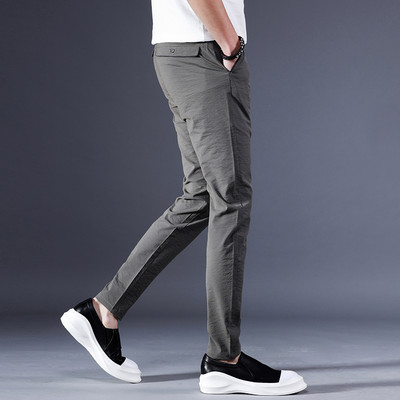 Pavasario-vasaros plonos kelnės su kišenėmis