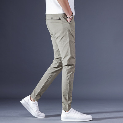 Pavasario-vasaros plonos kelnės su kišenėmis