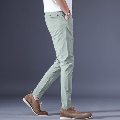 Pavasario-vasaros plonos kelnės su kišenėmis