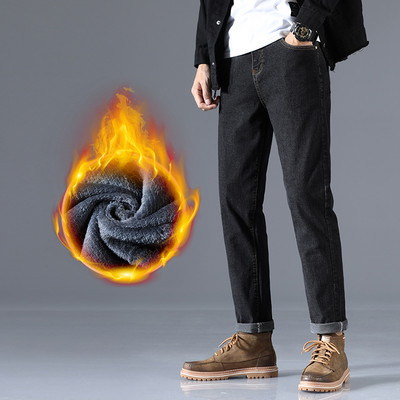 Meeste teksad sügiseks ja talveks, sirge mudel - sooja voodriga või ilma