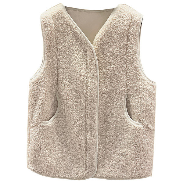 Vesta casual dama free model cu buzunare si inchidere cu fermoar