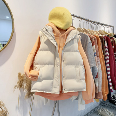 Vesta casual cu fermoar si nasturi pentru femei