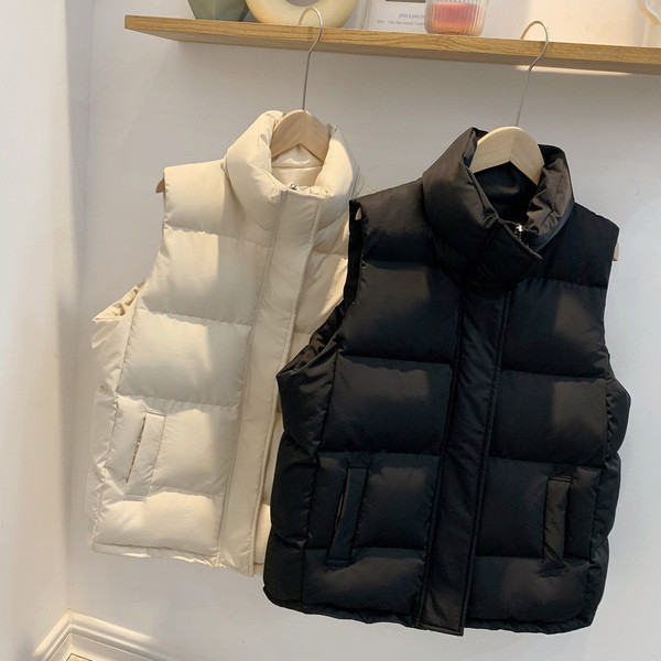 Vesta casual cu fermoar si nasturi pentru femei