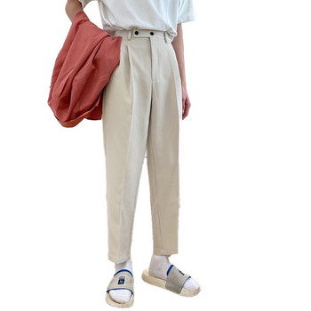 Ανδρικό παντελόνι casual, ίσιο μοντέλο με μήκος 9/8