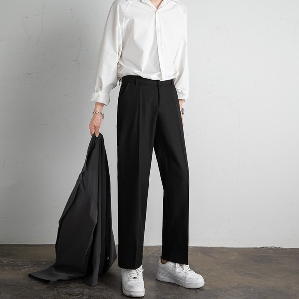 Pantaloni casual slim pentru barbati model drept