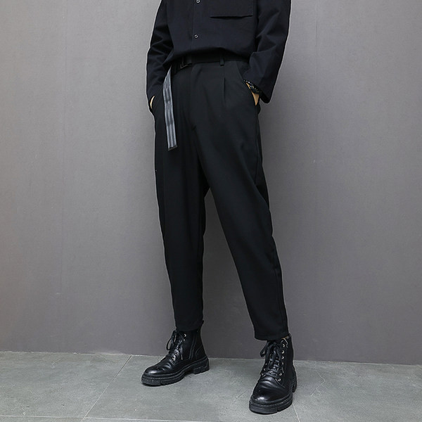 Novi model muških širokih hlača u crnoj boji