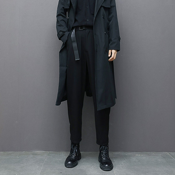 Novi model muških širokih hlača u crnoj boji