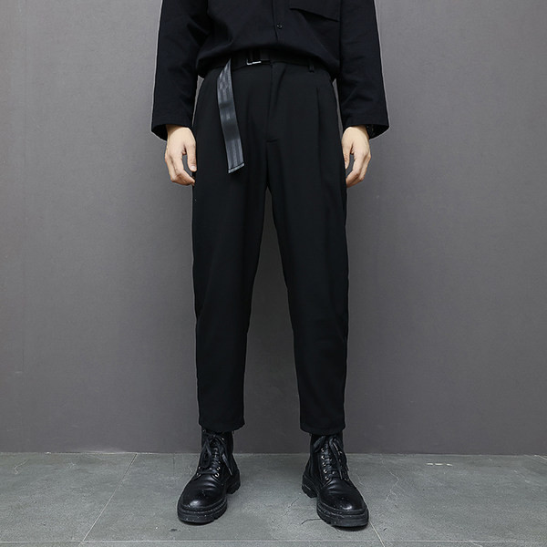 Novi model muških širokih hlača u crnoj boji