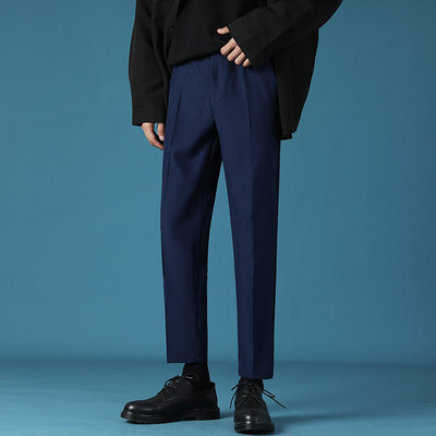 Pantaloni drepți moderni pentru bărbați cu buzunare - mai multe culori