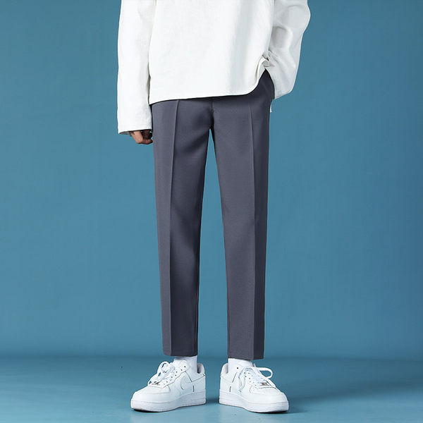 Pantaloni drepți moderni pentru bărbați cu buzunare - mai multe culori