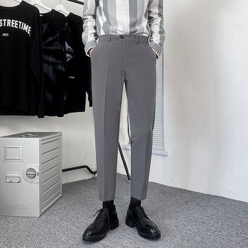 Мъжки ежедневен панталон подходящ за есента и зимата - прав модел