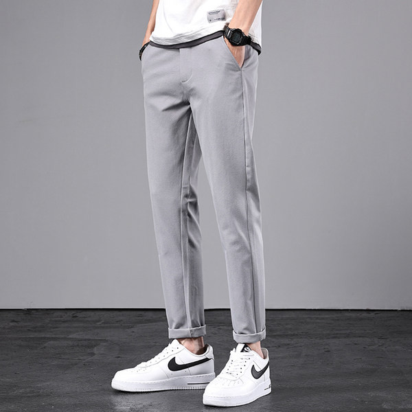 Pantaloni moderni pentru bărbați cu buzunare - mai multe culori