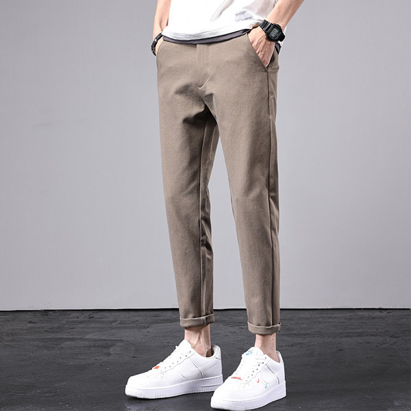 Pantaloni moderni pentru bărbați cu buzunare - mai multe culori