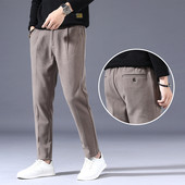 Muške jesensko-zimske hlače, ravni model - sa ili bez tople postave