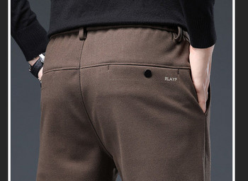Зимни мъжки панталони с джобове 