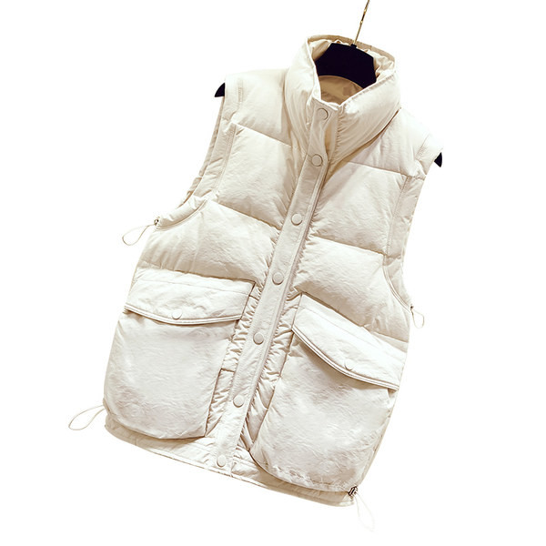 Vesta de dama cu buzunare mari si nasturi