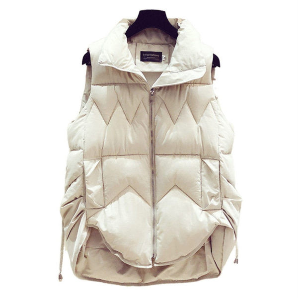 Vesta casual dama cu guler inalt