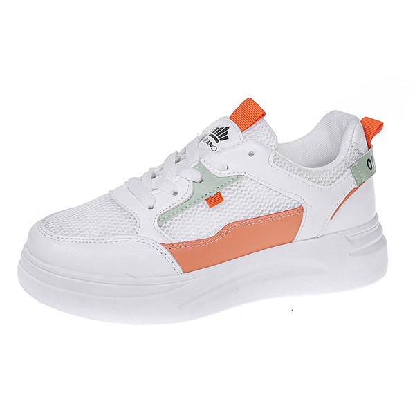 Adidași casual damă cu plasă și inscripție