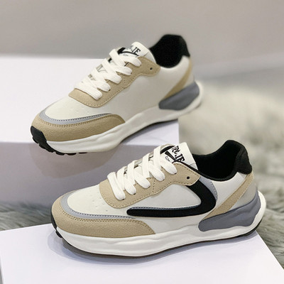 Tenisi actuali din piele artificială cu inscripție pentru femei