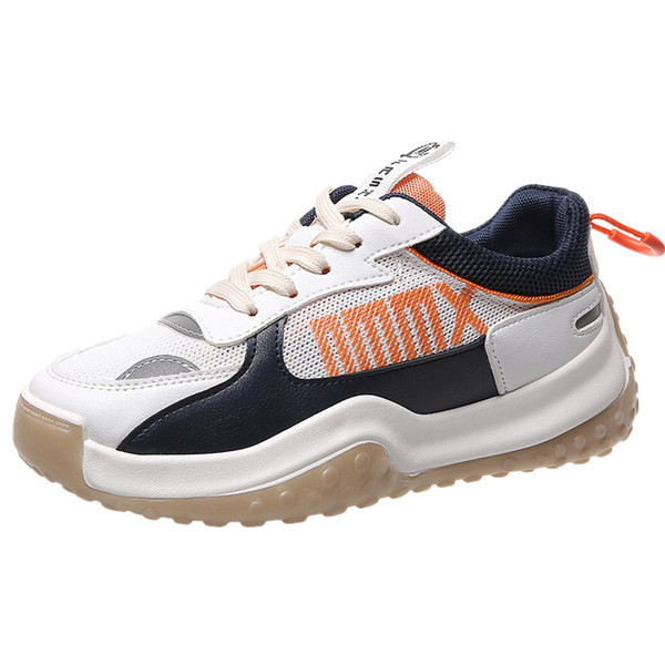 Adidași de damă de actualitate din piele ecologică cu inscripție și plasă