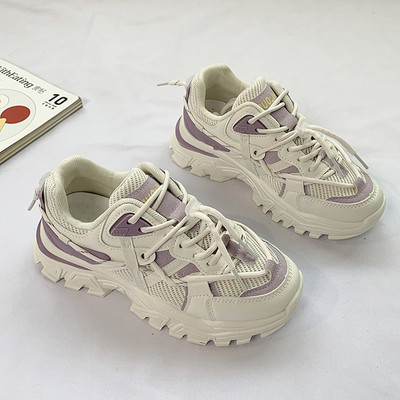 Tenisi de dama topici din piele ecologica cu sireturi