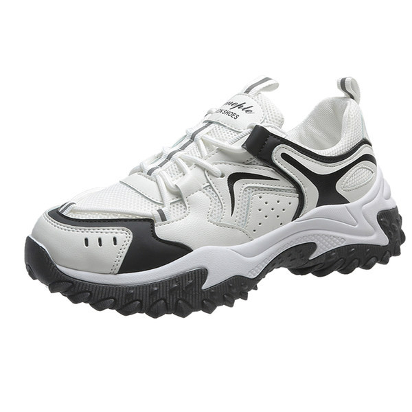 Ženske tenisice u dvije boje s mrežicom i ravnim potplatom