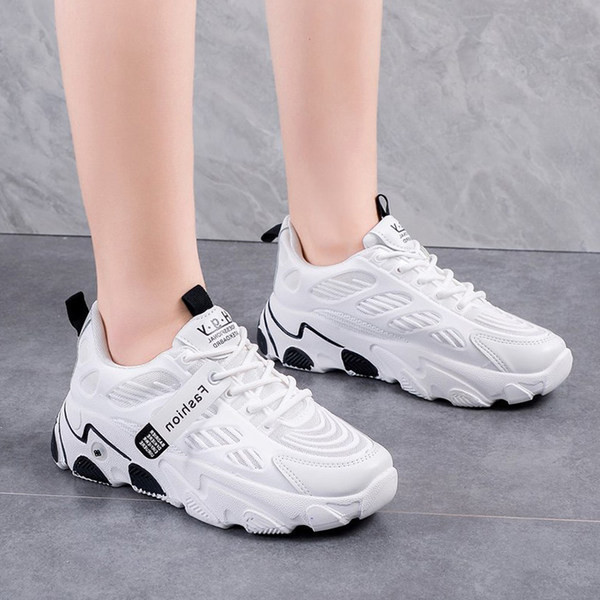 Adidași casual damă cu talpă plată din piele ecologică