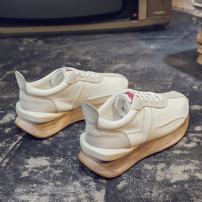 Adidasi moderni de dama din piele ecologica cu sireturi