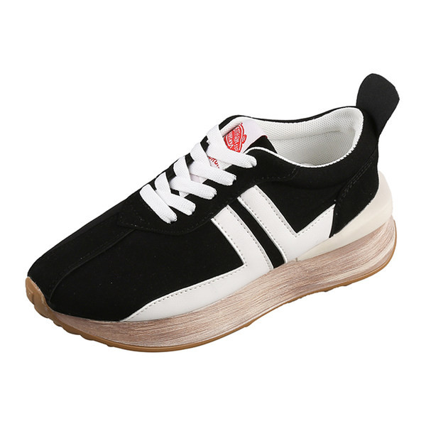 Adidasi moderni de dama din piele ecologica cu sireturi