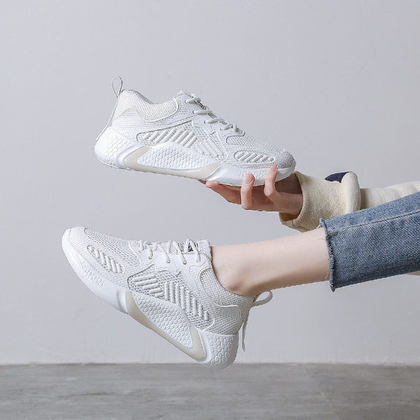 Ležerne ženske tenisice od mreže u tri boje