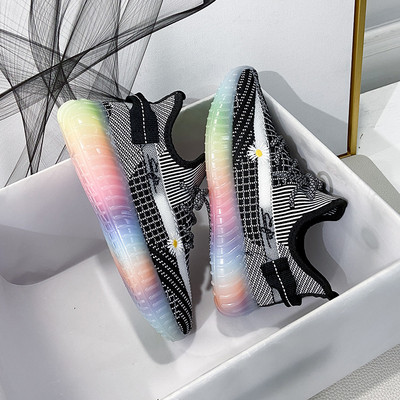 Γυναικεία υφασμάτινα αθλητικά παπούτσια με κορδόνια σε τέσσερα χρώματα