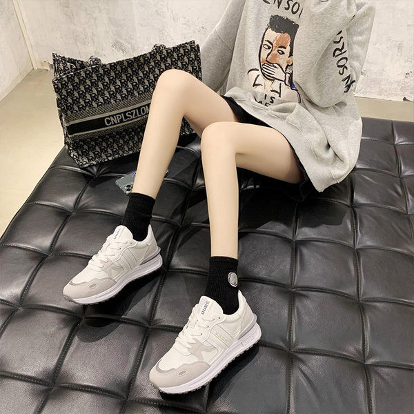 Ženske tenisice sa vezicama i ravnim đonom - tri boje