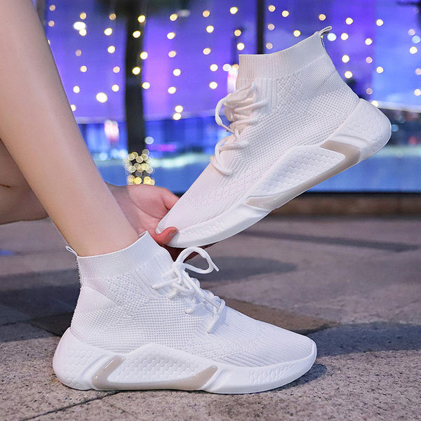 Tenisi dama textile cu sireturi si inscriptionare