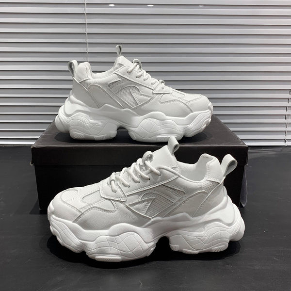 Adidasi de dama cu sireturi in alb-negru