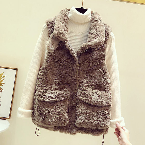 Φθινοπωρινό-χειμερινό γυλέκο με φερμουάρ