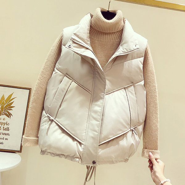 Vesta de dama toamna-iarna cu fermoar