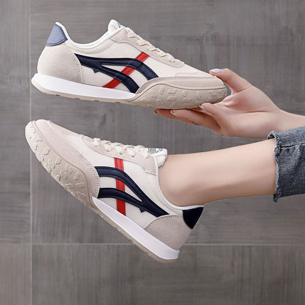 Adidasi de dama cu talpa plate - doua culori