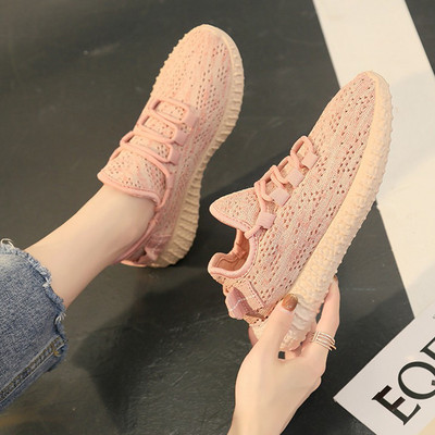 Ženske tekstilne tenisice sa vezicama u tri boje