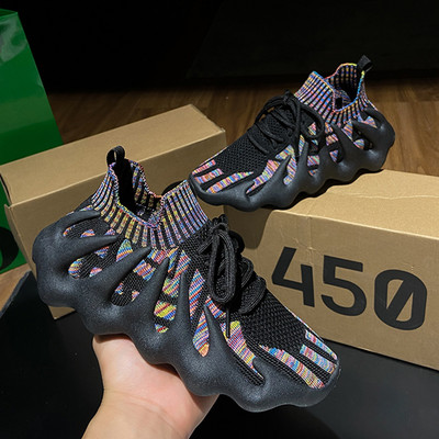 Kolmes värvitoonis paeltega naiste tekstiilist tossud