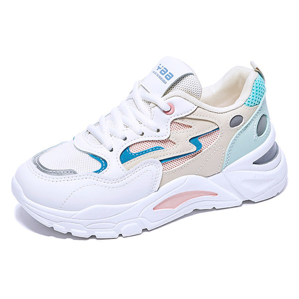 Ženske tenisice sa vezicama i ravnim đonom - tri boje