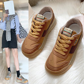 Tenisi dama cu sireturi in doua culori